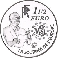 Frankreich 1,5 Euro 2006 - Robert Schuman - Silber PP