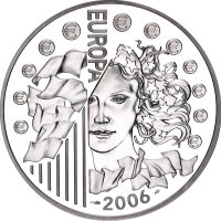 Frankreich 1,5 Euro 2006 - Robert Schuman - Silber PP