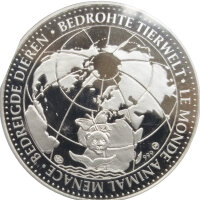 Belgien Medaille - „Tiger" Asien/Asia - Silber PP