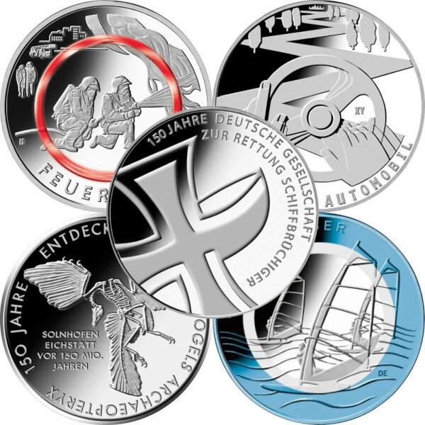 TAUSCHAKTION Deutschland 10 Euro div. Sondermünze 2011 - 2026
