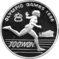 Nordkorea 100 Won 1995 - XXVI. Olympische Sommerspiele...