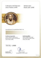 Vatikan Sammlung mit 2 Euro 2008 "Paulusjahr" und 50 weiteren Liremünzen 1942-2001