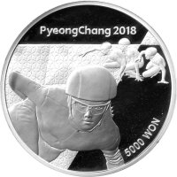 Südkorea 5.000 Won 2016  Olympische Winterrspiele...
