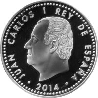 Spanien 10 Euro 2014 - Manuel de Falla - Silber PP