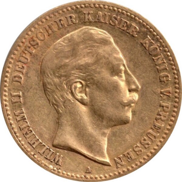 J.251 Preußen 10 Mark 1902 A - Kaiser Wilhelm II. - Gold -ss