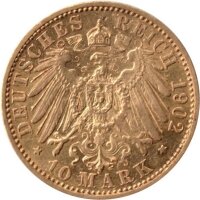 J.251 Preußen 10 Mark 1902 A - Kaiser Wilhelm II. - Gold -ss