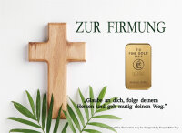 Geschenkbarren - 5 Gramm Goldbarren - Firmung "das...