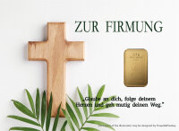 Geschenkbarren - 2,5 Gramm Goldbarren - Firmung "das...
