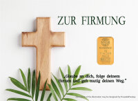 Geschenkbarren - 2 Gramm Goldbarren - Firmung "das...