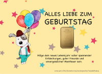 Geschenkbarren - 2,5 Gramm Goldbarren - Cartoon-Panda