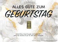 Geschenkbarren - 0,5 Gramm Goldbarren - Glitter