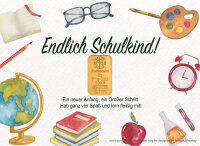 Geschenkbarren - 2 Gramm Goldbarren - Schulkind