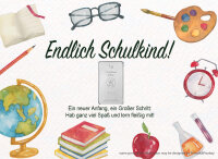 Geschenkbarren - 1 Gramm Silberbarren - Schulkind