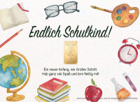 Geschenkbarren - 1 Gramm Goldbarren - Schulkind