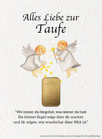 Geschenkbarren - 2,5 Gramm Goldbarren - Engelpärchen
