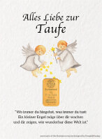 Geschenkbarren - 2 Gramm Goldbarren - Engelpärchen