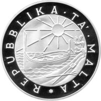 Malta 5 Lira 1981 - Internationales Jahr des Kindes - Silber PP