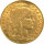 Frankreich 10 Francs Marianne - Hahn Gold