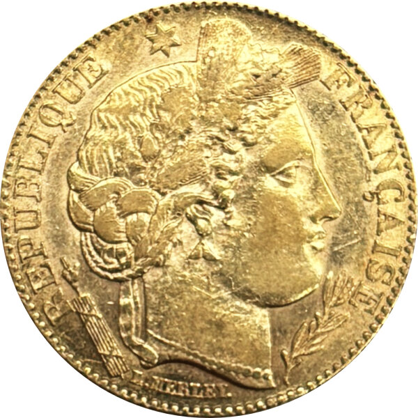 Frankreich 10 Francs Ceres Gold