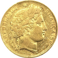 Frankreich 10 Francs Ceres Gold