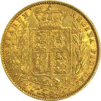 UK 1 Pfund Sovereign div. Gold Victoria - Jugend | Wappen