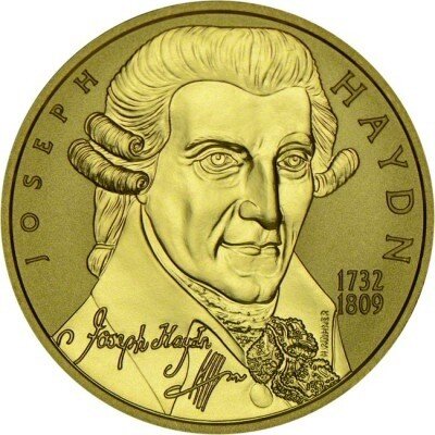 Österreich 50 Euro 2004 Joseph Haydn Gold