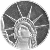 Solomon Islands 4 Dollars 2018 - Lady Liberty - 1,5 oz...