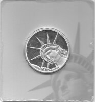Solomon Islands 4 Dollars 2018 - Lady Liberty - 1,5 oz Silber PP