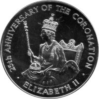 Jamaica 25 Dollars 1978 - 25. Kronjubiläum von...