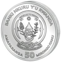Ruanda Contemporary Zodiac Legacy 1. Ausgabe 2026 Jahr des Pferdes 1 oz Silber