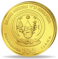 Ruanda Contemporary Zodiac Legacy 1. Ausgabe 2026 Jahr des Pferdes 1/12 oz Gold