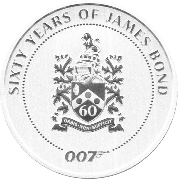 Tuvalu 1 Dollar 2022 - 60 Jahre James Bond "007" - 1 oz Silber
