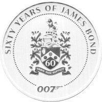 Tuvalu 1 Dollar 2022 - 60 Jahre James Bond...