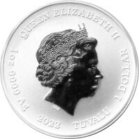 Tuvalu 1 Dollar 2022 - 60 Jahre James Bond "007" - 1 oz Silber