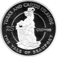 Turks & Caicos 25 Crowns 1978 - 25. Jahrestag der...