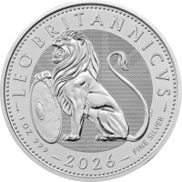 UK British Lion 2026 1 oz Silber