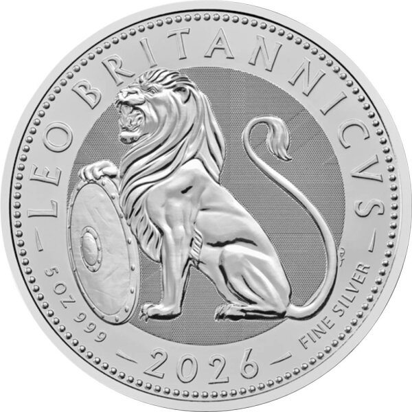 UK British Lion 2026 5 oz Silber