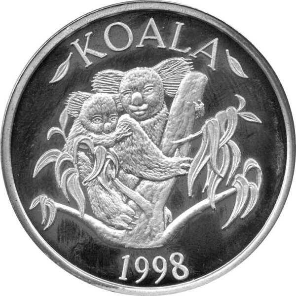 Round Australien Koala 1998 1 oz Silber PP