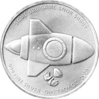 Round Wallstreetbets 2021 - 1 oz Silber