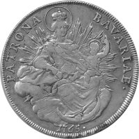 Bayern 1 Konventionstaler 1765 - Kurfürst Maximilian III. Joseph 1745-1777, KM#519.1