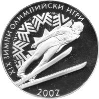 Bulgarien 10 Leva 2001 - XIX. Olympische Winterspiele...