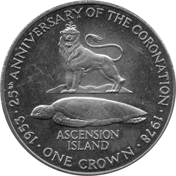 Ascension Islands 1 Crown 1978 - 25. Jahrestag der Krönung von Königin Elisabeth II. - Ku-Ni