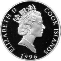 Cook Islands 5 Dollars 1996 - XXVI. Olympische Sommerspiele 1996 in Atlanta - Silber PP