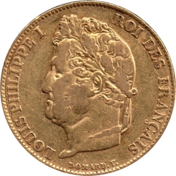 Frankreich 20 Francs div. (1832-1848) - Ludwig Philipp I. - Gold