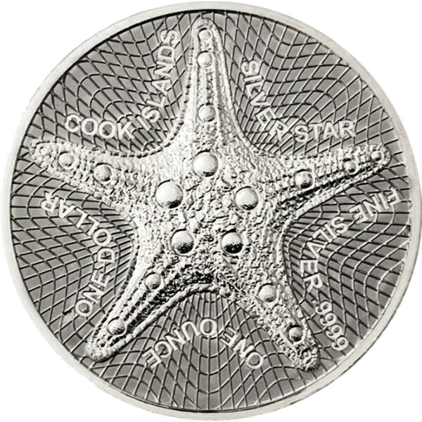 Cook Islands Seestern - Silver Star 2023 1 oz Silber