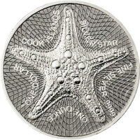 Cook Islands Seestern - Silver Star 2023 1 oz Silber