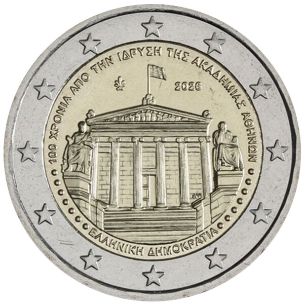 Griechenland 2 Euro 2026 "Akademie von Athen"