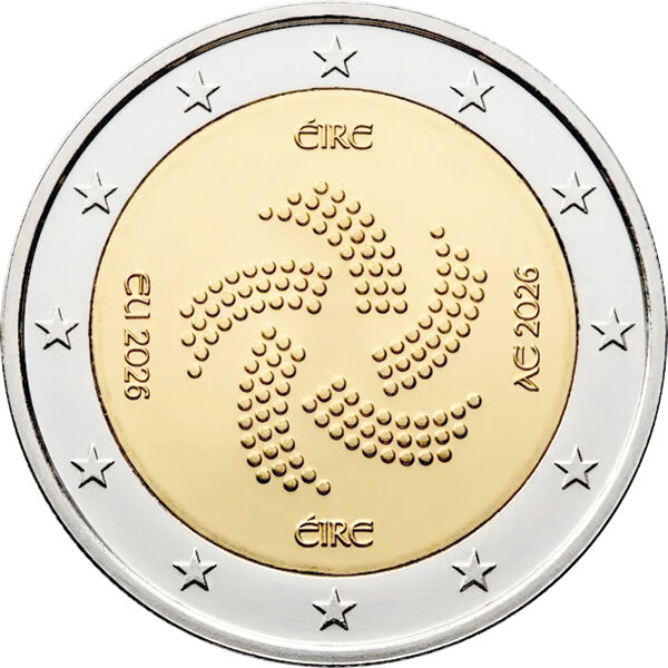 Irland 2 Euro 2026 "EU-Ratspräsidentschaft"