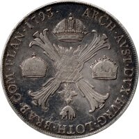 RDR Österreichische-Niederlande 1 Kronentaler 1792-1800 - Franz II. - Silber -ss-vz