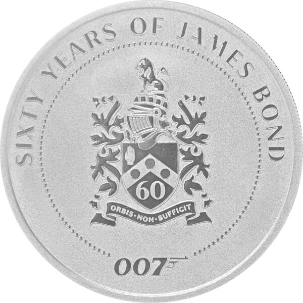 Tuvalu James Bond 007 2022 | 60 Years of Bond Familienwappen 1 oz Silber